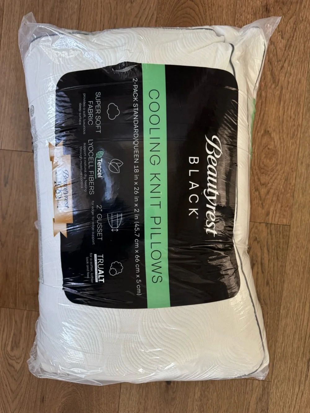 🎉LAST CHANCE🎉BEAUTYREST BLACK 2pk Luxurious Down Alternative Pillows